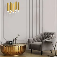 Lampy sufitowe - Milagro Lampa wisząca LED Goldie 1 Złoty ML5716 - ML5716 - miniaturka - grafika 1