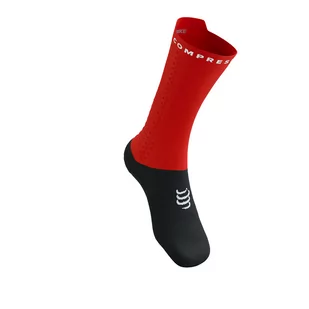 COMPRESSPORT Skarpetki rowerowe PRORACING SOCKS V4 BIKE red/black - Skarpetki kolarskie - miniaturka - grafika 3