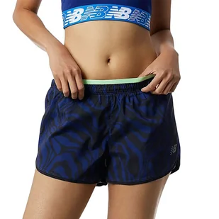 Spodenki New Balance WS21247VBE - granatowe - Spodnie sportowe damskie - miniaturka - grafika 1