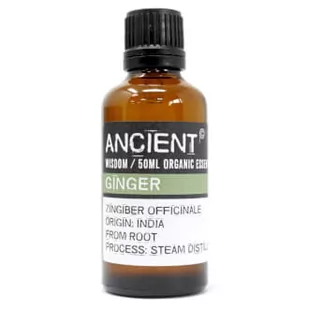 Olejek Eteryczny BIO / ORGANIC - IMBIR Ginger - 50ml - Aromaterapia - miniaturka - grafika 1