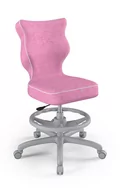 Fotele i krzesła biurowe - Krzesło młodzieżowe, Entelo, Petit szary, Visto 08, rozmiar 6 WK+P - miniaturka - grafika 1