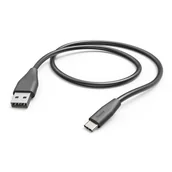 Kable USB - Hama 201595 USB-A - USB-C, 1,5m (czarny) - miniaturka - grafika 1