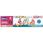 Zabawki interaktywne dla dzieci - Zabawka CHICCO Drewniany Niedźwiadkowy Pociąg 00012197000000 - miniaturka - grafika 1