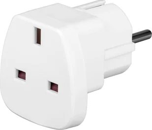 Adapter wtyku zasilania Techly A-FLAZASUKWH UK/EU, biały - Złącza, przejściówki, adaptery - miniaturka - grafika 3