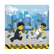 Urodziny dziecka - PROCOS DISNEY Serwetki urodzinowe Lego City - 33 cm - 20 szt. 92248 - miniaturka - grafika 1