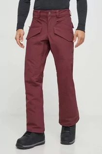 Spodnie sportowe męskie - Burton spodnie Covert 2.0 kolor bordowy - grafika 1