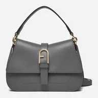 Torebki damskie - Torebka crossbody damska ze skóry naturalnej Furla WB01032BX20452269S1007 Ciemnoszara (8050597551722) - miniaturka - grafika 1