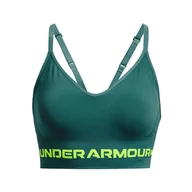 Biustonosze - Damski Stanik sportowy UNDER ARMOUR UA SEAMLESS LOW LONG BRA 1357719-722 – Zielony - miniaturka - grafika 1