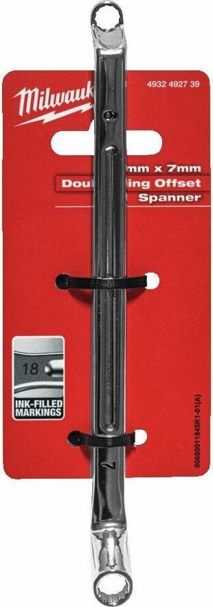 Milwaukee MILWAUKEE MILWAUKEE KLUCZ PODWÓJNIE ODGIĘTY 75° - 6x7mm