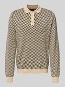 Koszulki męskie - Sweter z dzianiny z kołnierzykiem polo model ‘BAO POLO KNIT’ - miniaturka - grafika 1
