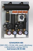 Akcesoria hydrauliczne - Elterm Zestaw hydrauliczny Szwadron 480 (SKE 2DC+ 35 kW, UNI, z. obrotowy z siłownikiem, pompy DN15) - miniaturka - grafika 1