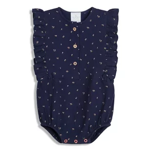 Rampers cherries  NAVY BLUE-80 - Rampersy - miniaturka - grafika 1