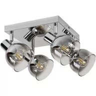 Lampy sufitowe - Rabalux Tarien lampa podsufitowa 4x40W chrom/przydymiony 3250 - miniaturka - grafika 1