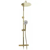 Zestawy prysznicowe - Rea Zestaw Natryskowy z Termostatem VINCENT L.GOLD P8005 - miniaturka - grafika 1
