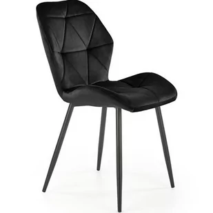 Halmar Krzesło K453 Czarny Kuchnia/Jadalnia/Salon Glamour/Loft - Krzesła - miniaturka - grafika 1