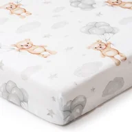 Prześcieradła dla dzieci - PRZEŚCIERADŁO Z Gumką Bawełniane DO ŁÓŻECZKA 140x70cm JUKKI - miniaturka - grafika 1