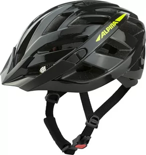 Alpina, kask rowerowy, Panoma 2.0 Black-Neon Yellow Gloss, r. 56-59 - Kaski rowerowe - miniaturka - grafika 1
