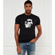 Koszulki męskie - Karl Lagerfeld T-shirt Regular Fit - miniaturka - grafika 1
