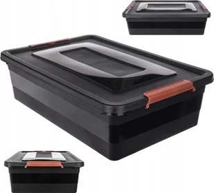 KADAX Pojemnik Z Pokrywą Do Przechowywania 28L Organizer Plastikowy Na Zabawki - Pojemniki na zabawki - miniaturka - grafika 1