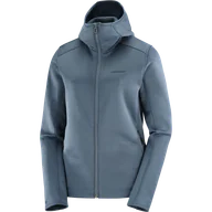 Bluzy sportowe damskie - BLUZA DAMSKA SALOMON ESSENTIAL MIDFLEECE W C23267 - miniaturka - grafika 1