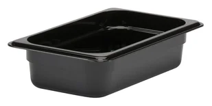 Pojemnik GN 1/4 65 mm z poliwęglanu, czarny CAMBRO, 42CW110 - Akcesoria gastronomiczne - miniaturka - grafika 1