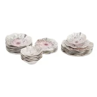 Serwisy obiadowe - 24-częściowy zestaw porcelanowych naczyń Güral Porselen Blossom - miniaturka - grafika 1