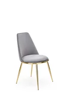 Krzesła - Krzesło Tapicerowane do Jadalni K460 Szare ean: 5905248119895 - miniaturka - grafika 1