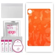 Akcesoria do tabletów i e-booków - folia naklejka skórka strukturalna na TYŁ do Blackview Tab 80 - Moro Camo Pomarańczowy - apgo SKINS - miniaturka - grafika 1