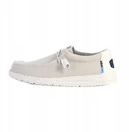 Trampki męskie - HEY DUDE Hey Dude Wally Sport Mesh 40403-100 Beżowe 46 - miniaturka - grafika 1