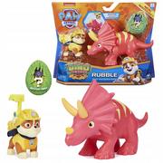 Figurki dla dzieci - PSI PATROL Rubble Dino Rescue Figurka + Dinozaur - miniaturka - grafika 1