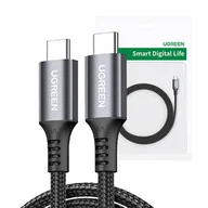 Kable - Kabel szybkiego ładowania USB-C do USB-C UGREEN 15961 3m (Czarny) - miniaturka - grafika 1
