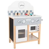 Zabawki AGD - ﻿Drewniana kuchnia dla dzieci YummyFunny piekarnik mikrofalówka - miniaturka - grafika 1