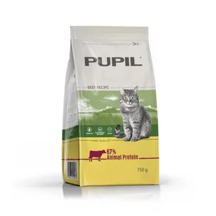 Karma Sucha Dla Kota Pupil Prime Quality Bogata W Wołowinę Z Warzywami 750 G - Sucha karma dla kotów - miniaturka - grafika 1