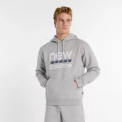 Bluzy męskie - Bluza New Balance Sport Graphic Fleece Hoodie AG M MT51941AG XL - miniaturka - grafika 1