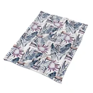 Koce - Kocyk pled na łóżko dla dziecka Marmurowe kwiaty, Fabricsy - miniaturka - grafika 1