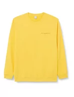 Bluzy męskie - bugatti Męska bluza 8650-35070, żółta-620, regularna, Żółty - 620, M - miniaturka - grafika 1