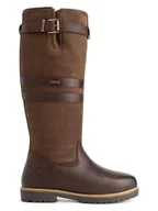 Kozaki damskie - TRAVELIN' Skórzane kozaki "Frederikstad" w kolorze brązowym - miniaturka - grafika 1