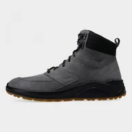 Buty trekkingowe męskie - Męskie buty sportstyle 4F 4FAW22FWINM018 - szare - miniaturka - grafika 1