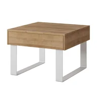 Ławy i stoliki kawowe - Stolik kawowy PRESTIŻ Dąb Złoty Do Pokoju Salonu Nowoczesny Szuflada - miniaturka - grafika 1