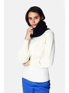 Apaszki i szaliki damskie - C& Jo Szal-koło w kolorze czarnym - 40 x 28 cm - miniaturka - grafika 1