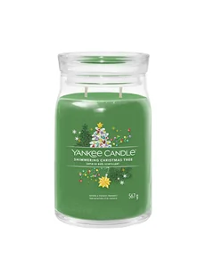 Yankee Candle Świeca zapachowa "Shimmering Christmas Tree" - 567 g - Świece - miniaturka - grafika 1