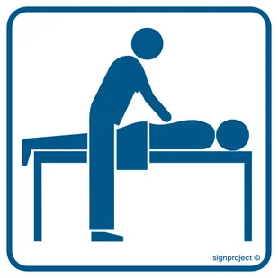 RC017 MASAŻ, FN - FOLIA SAMOPRZYLEPNA; (150X150MM) - Systemy ekspozycyjne i znaki informacyjne - miniaturka - grafika 1