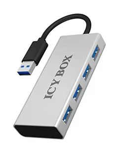 ICYBOX icybox IB-AC6104 4 portowy Hub USB 3.0 - Huby USB - miniaturka - grafika 1