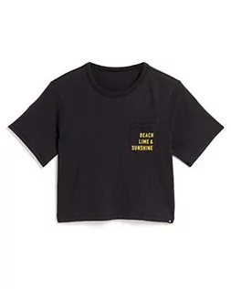 Koszule damskie - Hurley Damska koszula Good Times Short Sleeve Crew czarny czarny M CT2591 - grafika 1