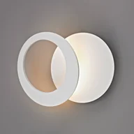 Lampy ścienne - Mantra Iluminación Kinkiet LED Toronto, biały, Ø 26 cm, aluminium, regulowany - miniaturka - grafika 1