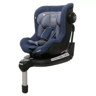 Foteliki samochodowe - Coto Baby Fotelik  Solario obrotowy 360° Melange Blue 0-18kg(Black Edition) - miniaturka - grafika 1