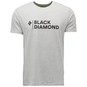Koszulki sportowe męskie - Koszulka męska Black Diamond M Mini Stacked Ss Tee Rozmiar: L / Kolor: szary - miniaturka - grafika 1