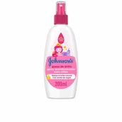 Kosmetyki kąpielowe dla dzieci - Johnsons baby shiny drops odżywka do włosów dla dzieci spray 200 ml - miniaturka - grafika 1