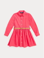 Sukienki i spódniczki dla dziewczynek - Polo Ralph Lauren Sukienka codzienna 312909813001 Różowy Regular Fit - miniaturka - grafika 1