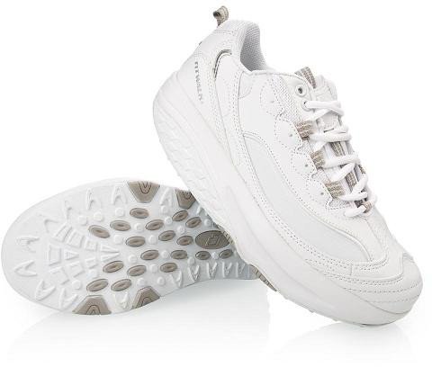 Buty sportowe z podeszwą kołyskową Fit Walk balansujące rozmiar 38 białe